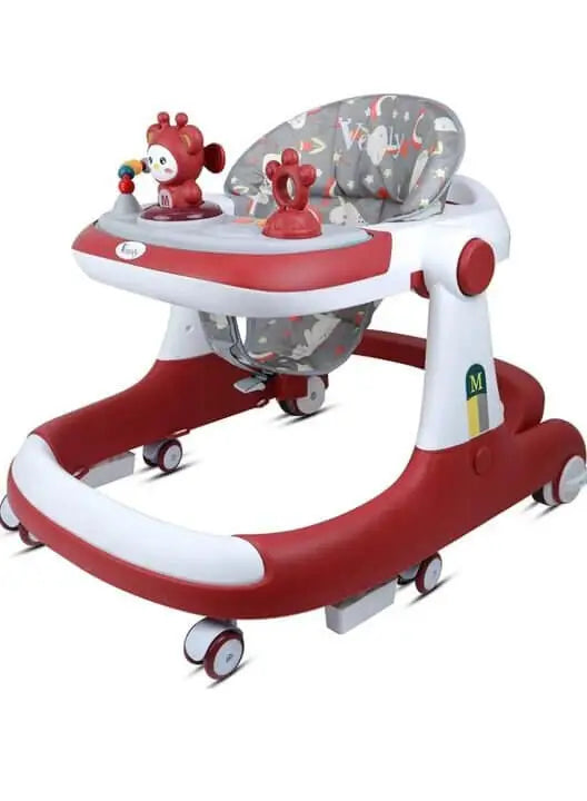 4-in-1 Multifunctional Fold Baby Musical Walker