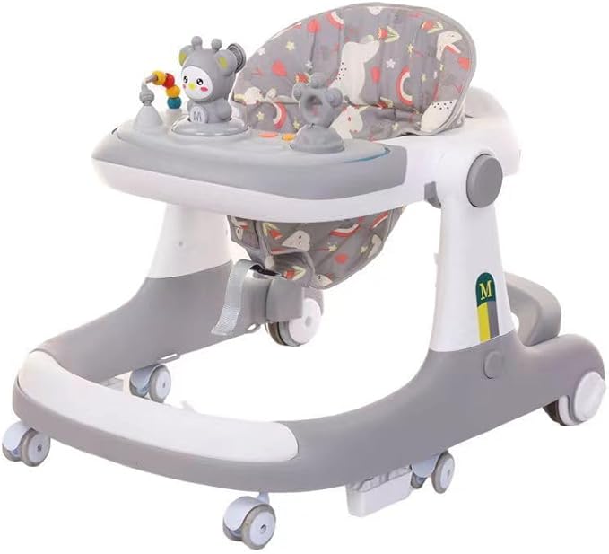 4-in-1 Multifunctional Fold Baby Musical Walker